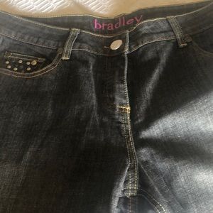 Brand new Bradley jeans size 12. Studded beads featured. Black jeans